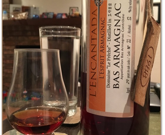 L'Encantada - Le Frêche - 29 Year Old - 1988 - Cask No. 22 - Lincoln Road Package Store Selection - Bas Armagnac